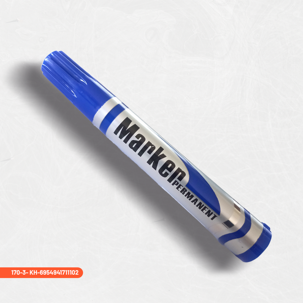 Gxin Permanent Pen Straight Head Blue 400m