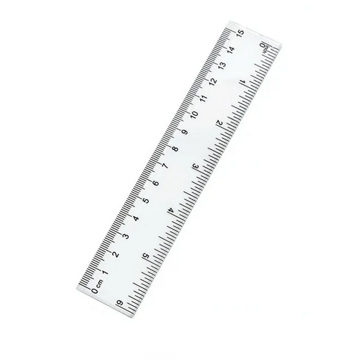 Plastic ruler 15 cm HK063