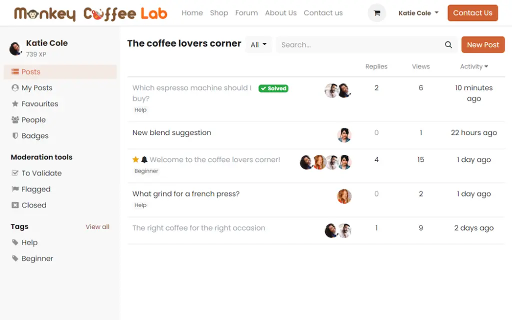 Forum Website