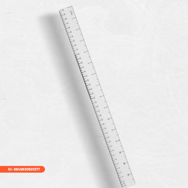 40 CM TRANSPARENT RULER