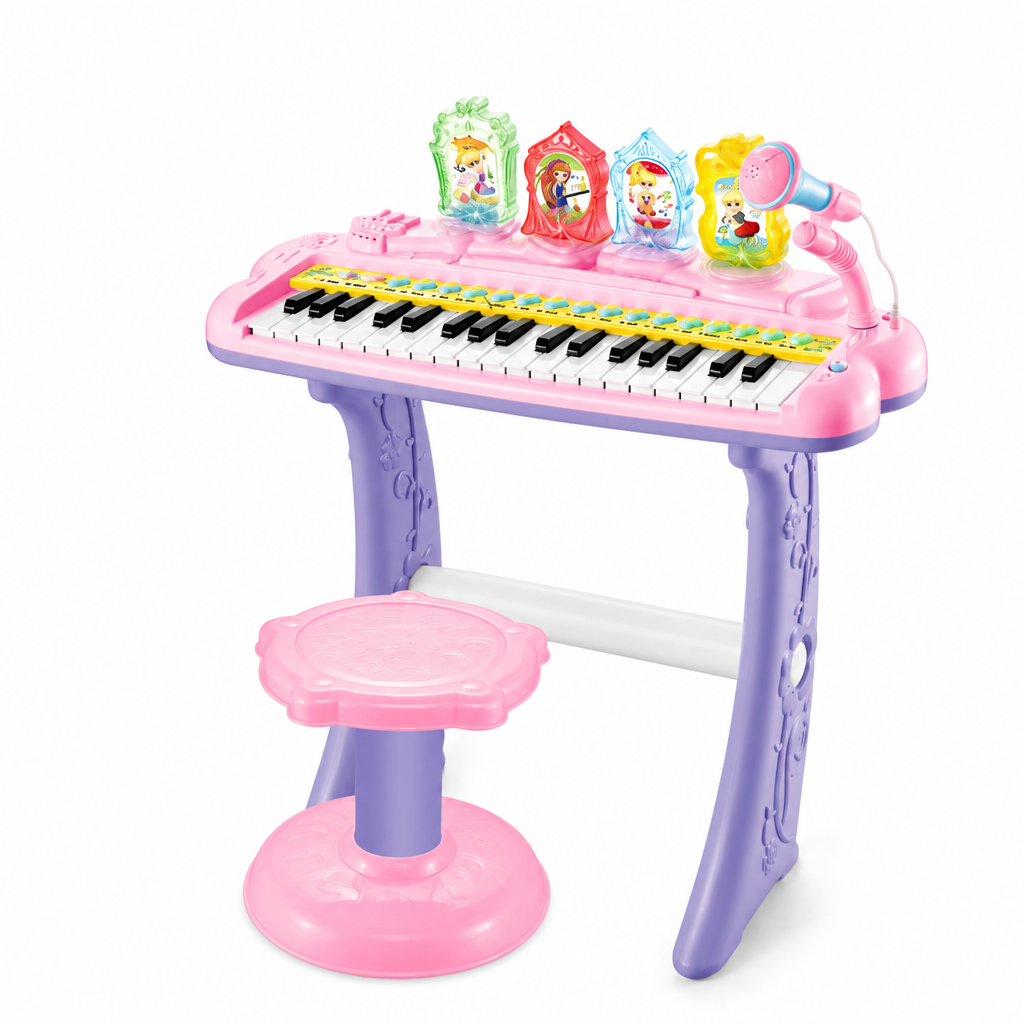 Piano électronique 37 touches+tabouret / بيانو إلكتروني 37 مفتاح مع كرسي