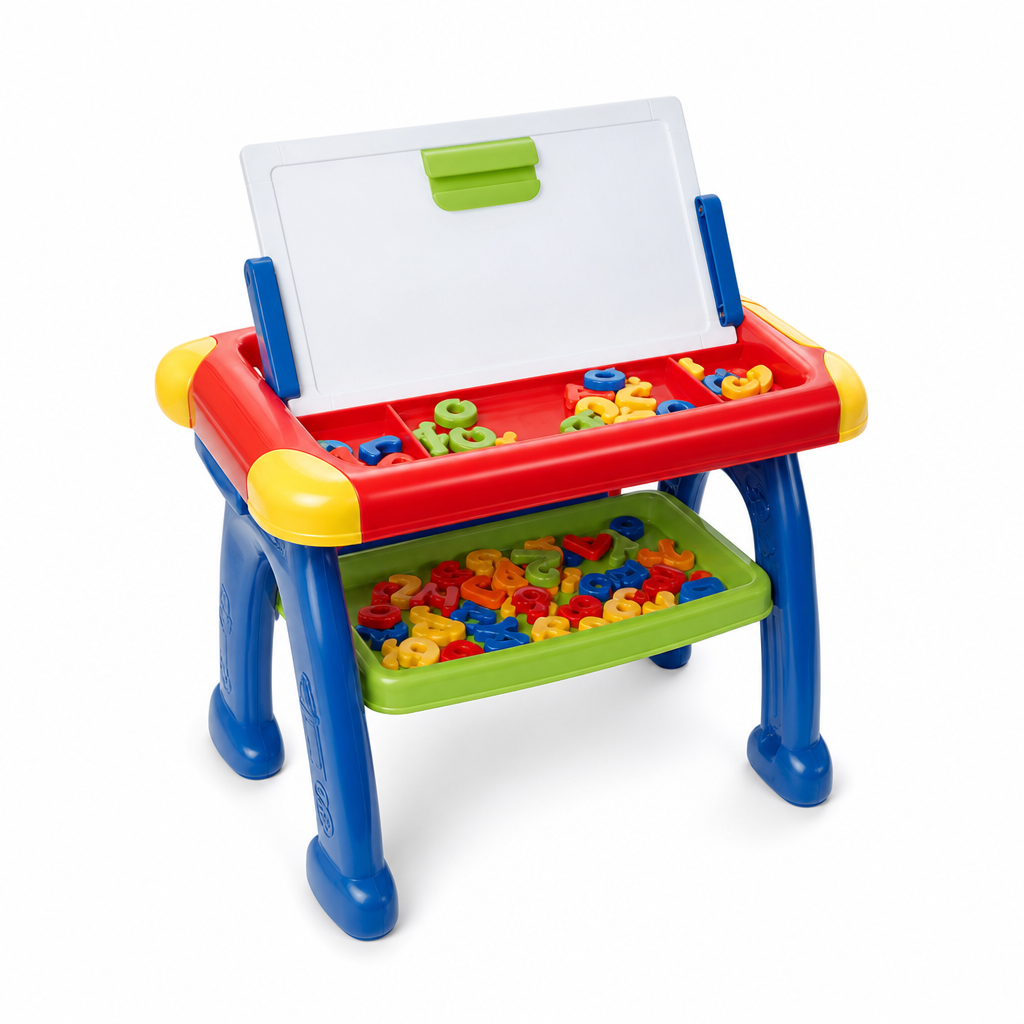 Table magnétique éducative 3-en-1 / طاولة تعليمية مغناطيسية 3 في 1