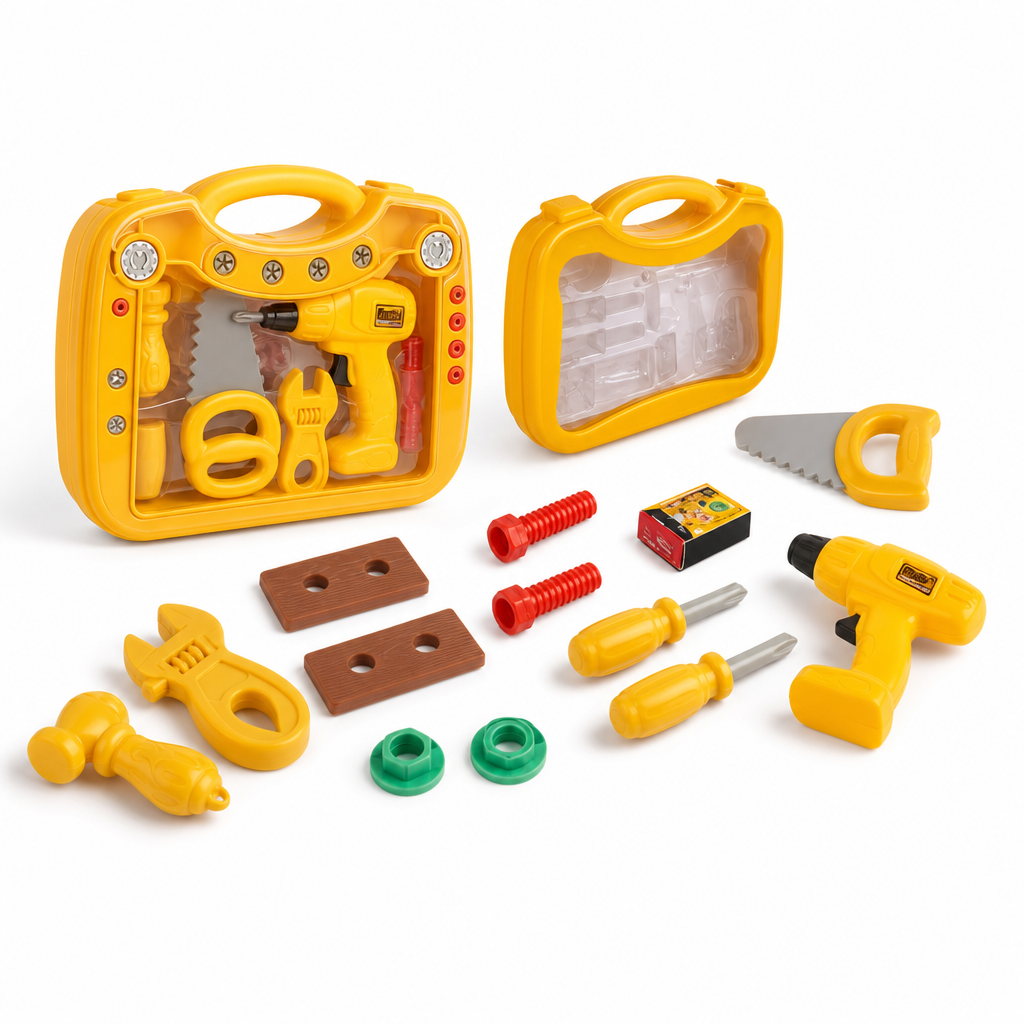 Boîte à outils petit ingénieur 14PCS / صندوق أدوات المهندس الصغير 14 قطعة