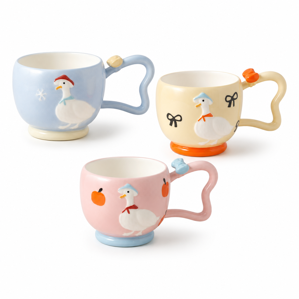Tasses petit-déjeuner canard / أكواب فطور بطة