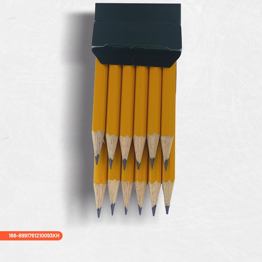 [166-kh] Crayon a mine faber castel exterieur jaune