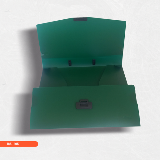 [185 - 195-1] Green plastic pouch without compartment HK166