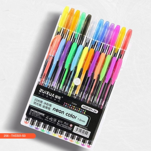 [256 - TH3301-50] Neon Color Pens*24