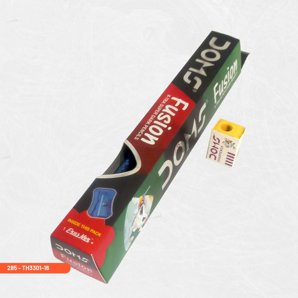 DOMS PENCIL (12PCS 12 PENCIL + SHARPENER) 3301-16 