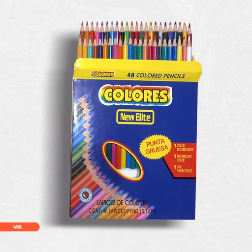 [466] 48 COLORES  PENCILS NEW ELITE