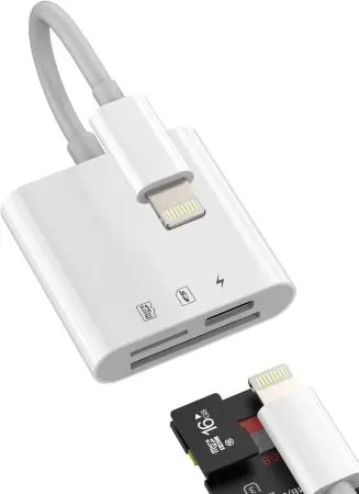 [Converter 3 IN 1 ] Adapter - 3 IN 1 Memory Card Reader - Lighting/Type-c
