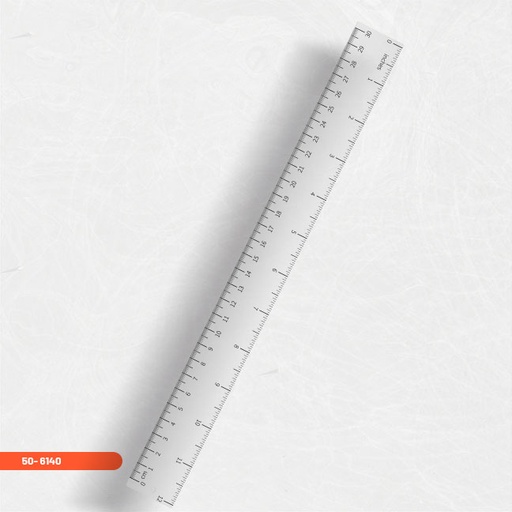 [50] RULER 30 CM TRANSPARENT