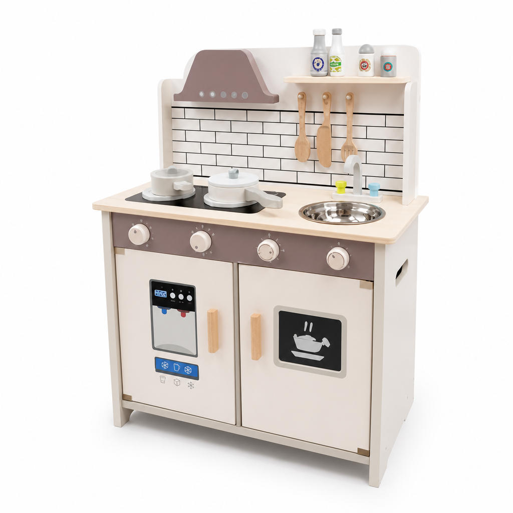 [TH4066-8] Cuisine en bois hotte 76cm / مطبخ خشبي مع شفاط 76سم