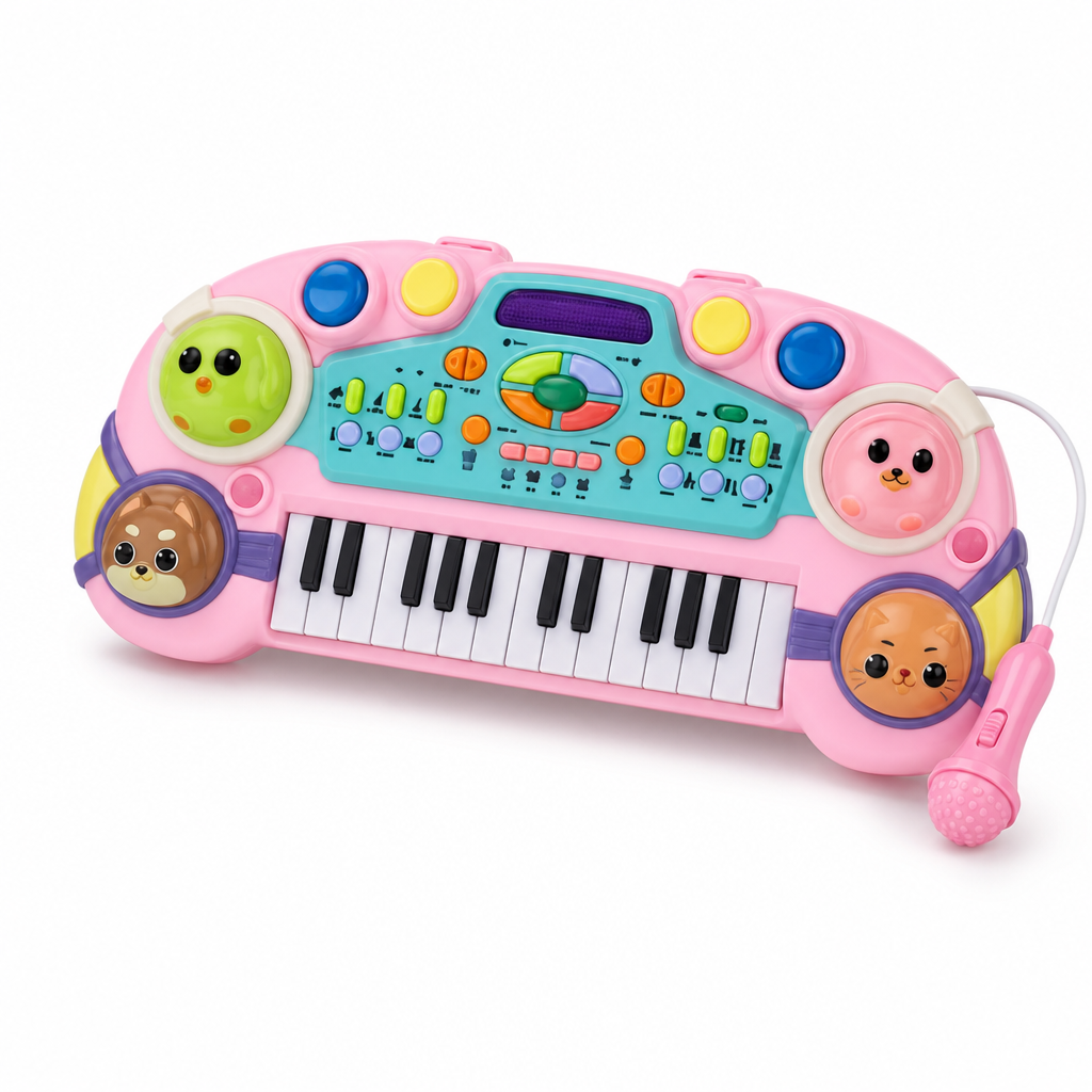 [TH3509-41] Piano électronique 25 touches rose / بيانو إلكتروني 25 مفتاح زهري
