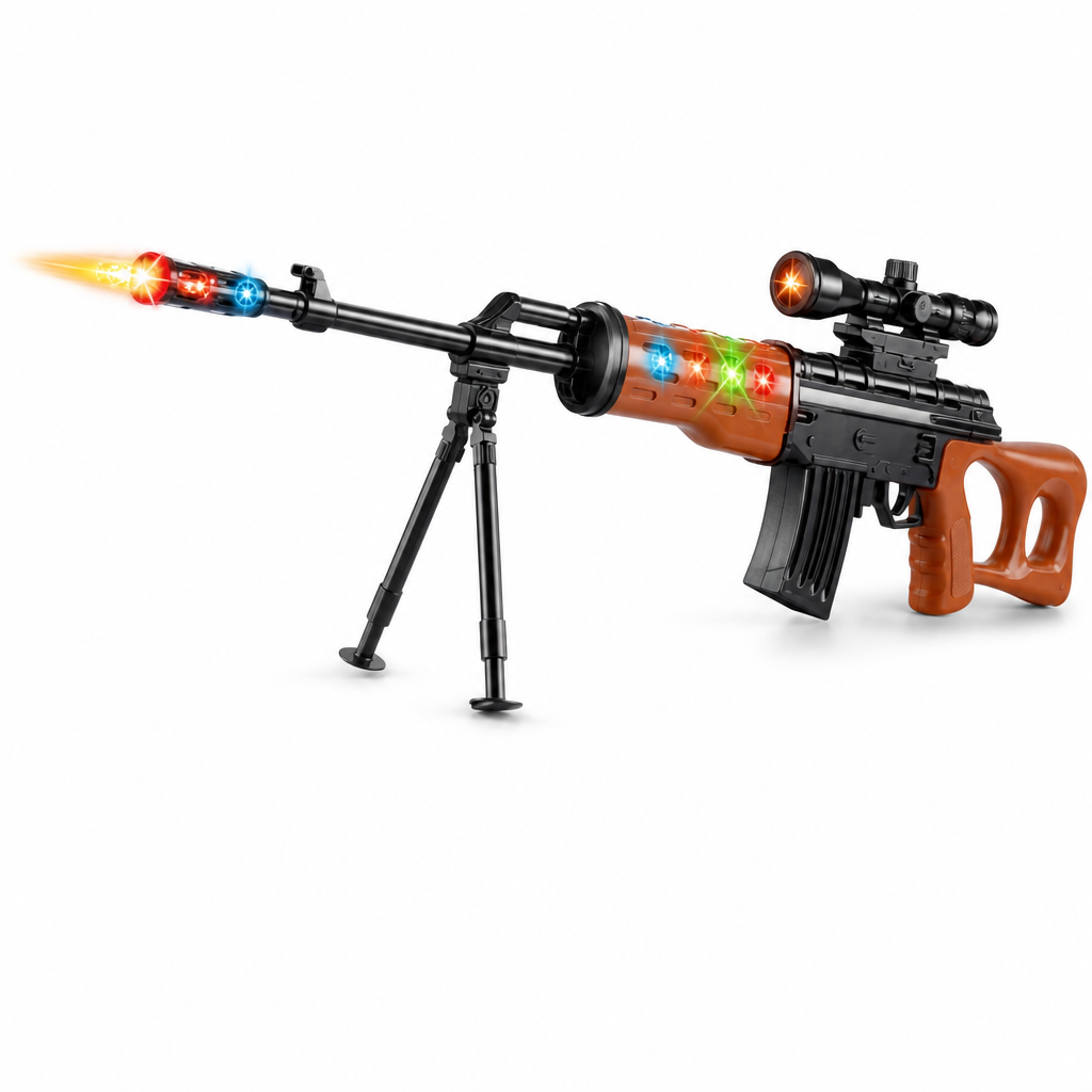 [TH3509-9] Fusil sniper lumière+son 85cm / بندقية قناص مع أضواء وصوت 85سم