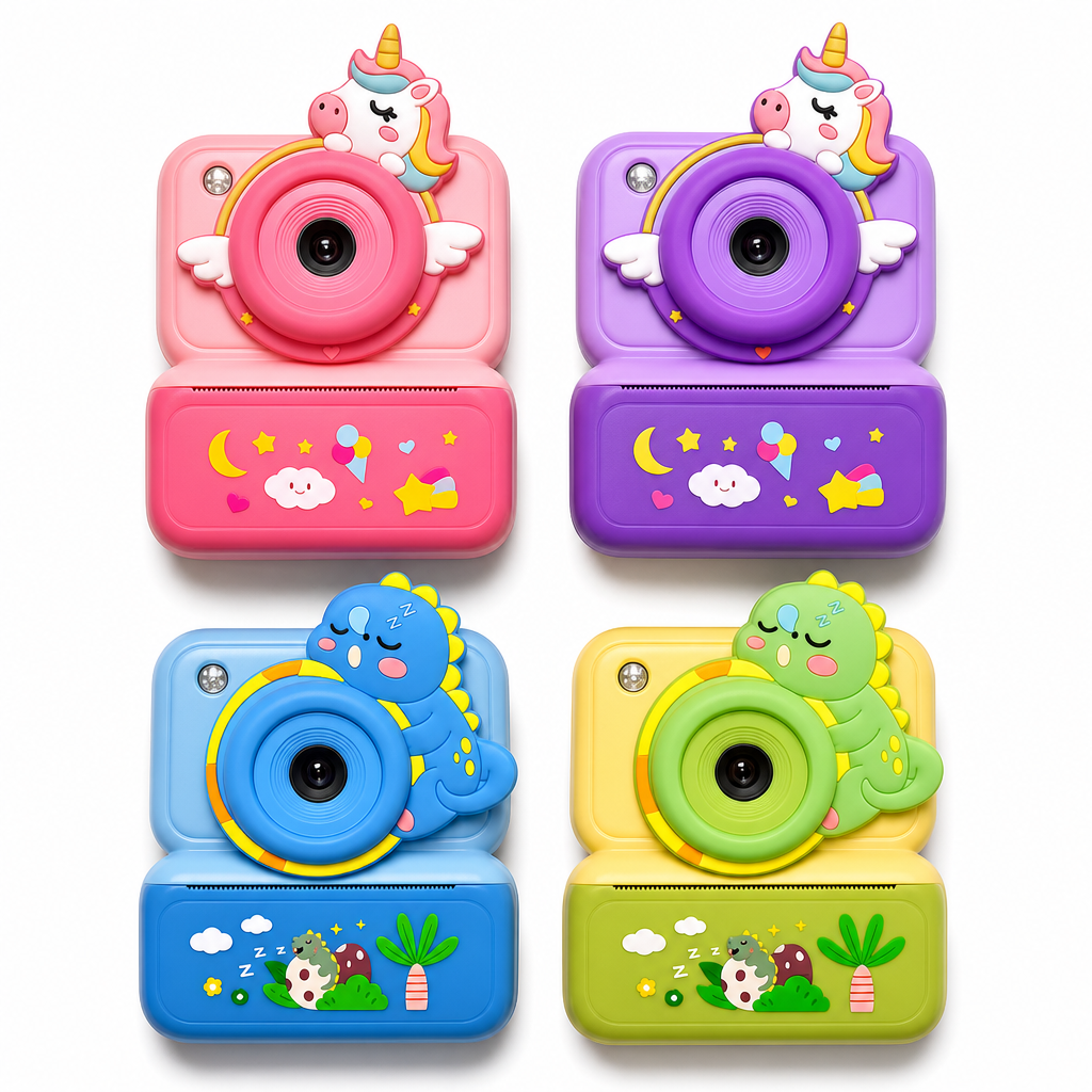 [TH4081-2] TH4081-2 Appareil Photo Licorne كاميرا يونيكورن وديناصور