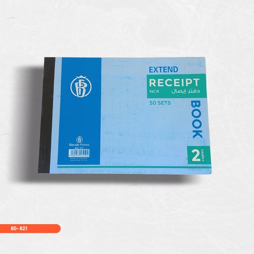 [80 - 621] Receipt book carbon Extend